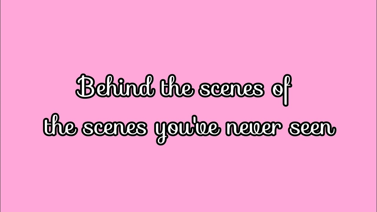 Behind the scenes of the scenes you've never seen - YouTube