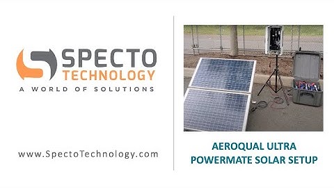 Aeroqual Ultra Powermate Solar Setup (Version 1)