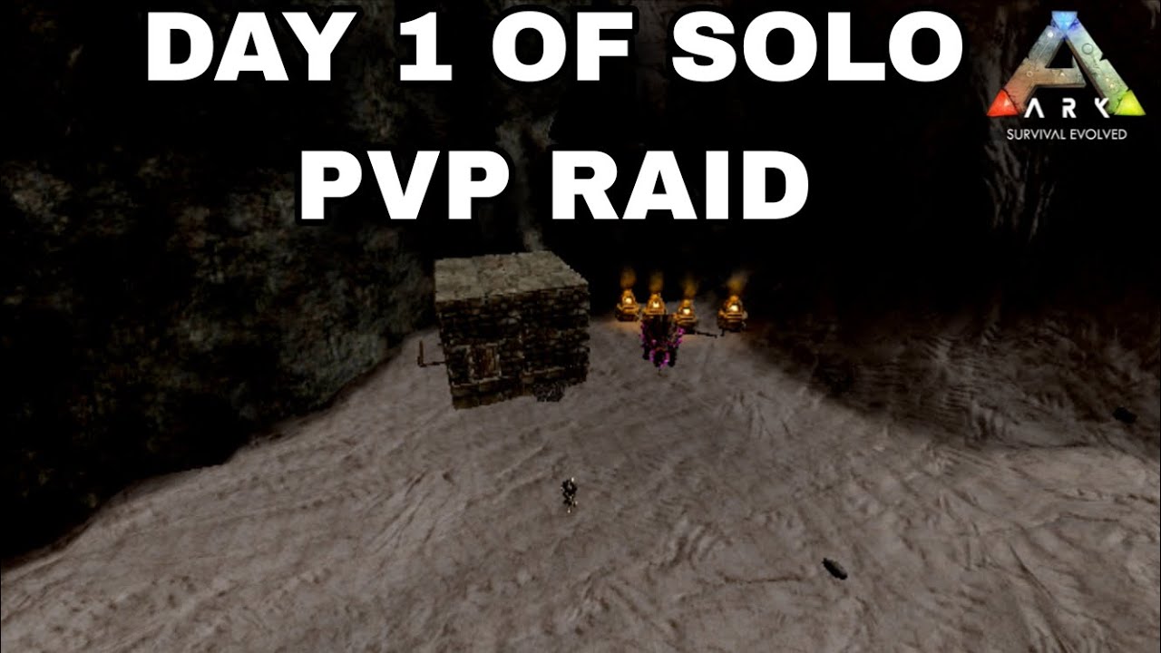 ARK SURVIVAL EVOLVED | DAY 1 OF PVP RAID