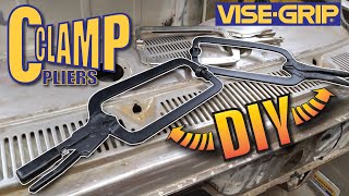Making locking C clamp VISE GRIP pliers   Metalworking Woodworking Autobody