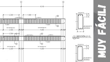 Cómo diseñar vigas en ETABS + Dibujo de planos