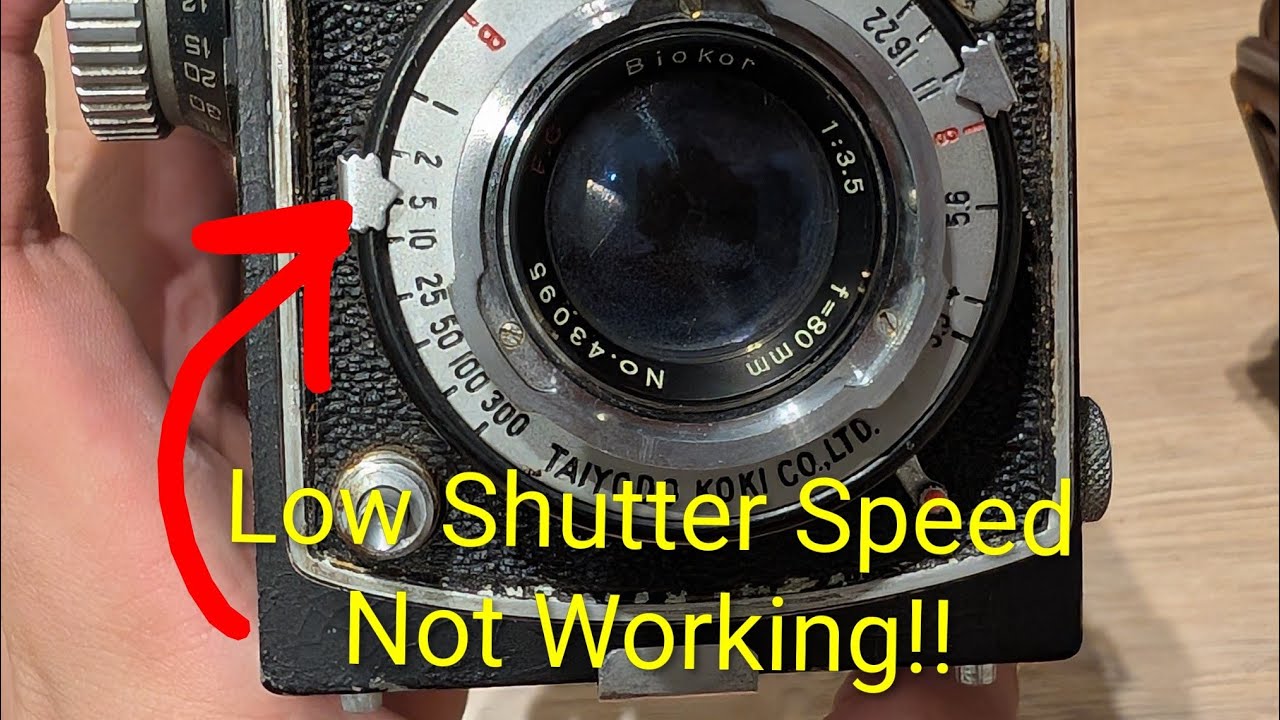 Fixed ! Inaccurate lower Shutter Speed on TLR Cameras - YouTube