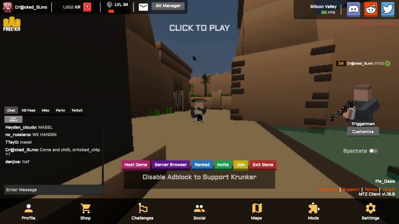 CSGO.IO?!-KR GIVEAWAY krunker.io ep 1