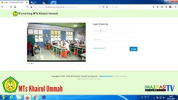 Tutorial E-Learning MTsKU (Part.2) - Cara Login dan Belajar untuk Siswa