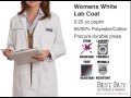 Womens White Lab Coat | Medical Style Lab Coat - Customizable