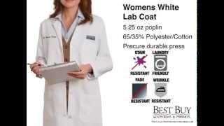 Womens White Lab Coat | Medical Style Lab Coat - Customizable