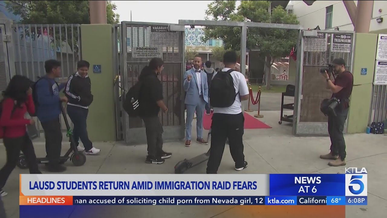 LAUSD students return for new school year amid immigration concerns