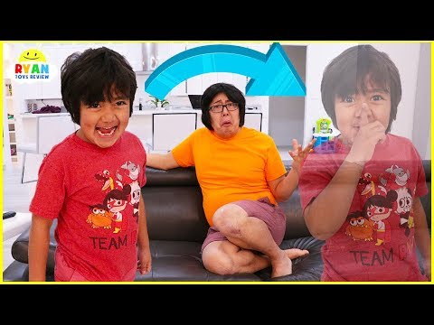 Ryan's Secret Invisible Power Pretend Play!!!