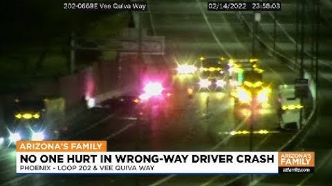 News Update: Wrong-way driver crash in Phoenix