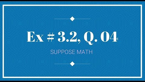 Exercise 3.2, Q, 04 | Rank of a Matrix | Suppose Math with Akhtar Abbas
