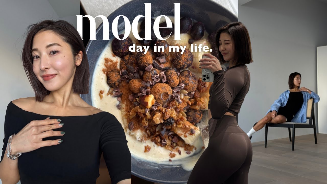 モデルとして最高な状態で挑むためのリアルな撮影VLOG (からの打ち上げ🤭)