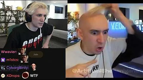 xQc Is Actually Speechless by This AI Edit Of Him
