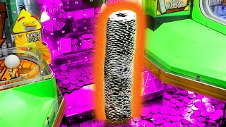 This TOWER is Over 1,000 coins tall! AND WE WON IT!