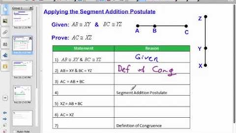 Introduction to Geometric Proofs