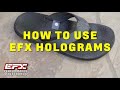 Efx wristbands  how to use efx holograms