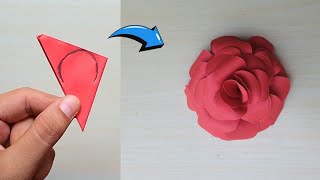 Amazing Rose Flower Making Step by Step | Craft Tutorials | Rose craft