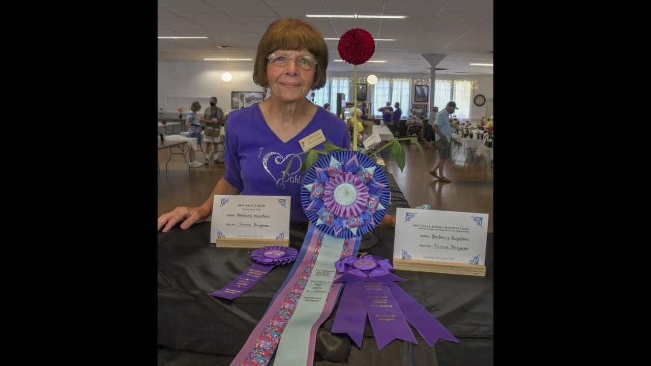 Portland Dahlia Society Best in Show winners