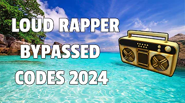 LOUD RAPPER MUSIC BYPASSED Roblox Ids (WORKING 2024)