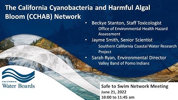 California Cyanobacteria and Harmful Algal Bloom (CCHAB) Network Presentation