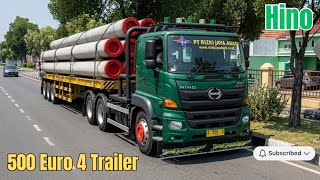 Mod BUSSID - Hino 500 Euro 4 Trailer screenshot 1
