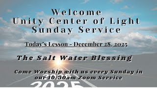 Unity Center of Light - The Salt Water Blessing