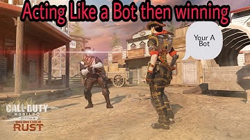 Being a Bot in 1v1 Duel Mode (Call Of Duty Mobile )