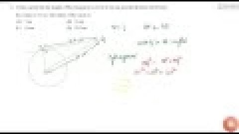 From a point Q, the length of the tangent to a circle is 24 cm and the distance of Q from the ce...