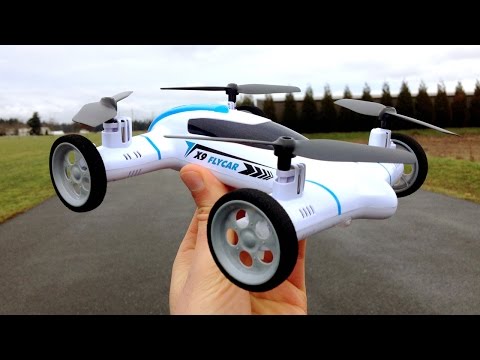 First Outdoor Flight - Syma X9 Flying Car Quadcopter Drone