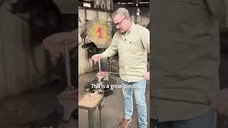 Hand-Forged Wall Coat Rack Hooks Inside The Urban Forge Workshop - Captioned