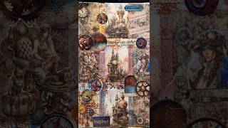 ⚙️ 🧡 Creative Journaling | Colorful Steampunk ⚙️ 🧡 #scrapbooking #journalwithme #asmr #shorts