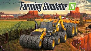 FS 18のJCBトラクターに無限タイヤを追加するゲームプレイ | タイムラプス #fs18 screenshot 2
