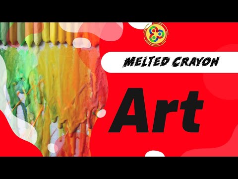 Melted Crayon Art 🖍