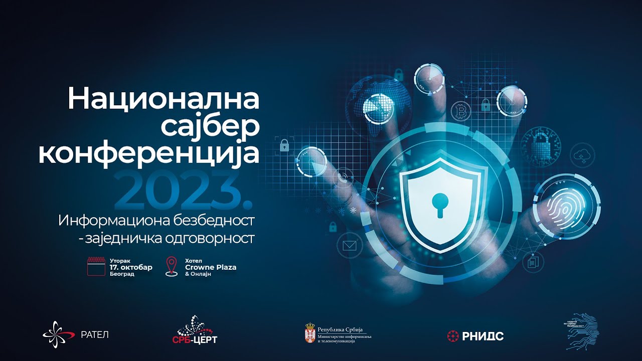 Nacionalna sajber konferencija 2023 - Informaciona bezbednost ...