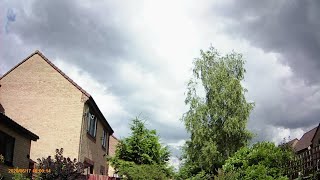 Passing thunderstorm Time Lapse 20200617