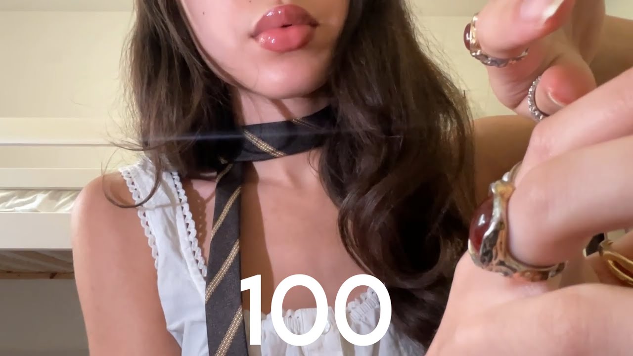 ASMR 100 triggers in 1 MINUTE challenge