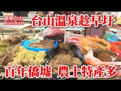 台山溫泉小鎮早市趁墟 百年僑墟二七圩日農土特產多 Taishan Hot Springs Country Fair #taishanese #chinavillagetour