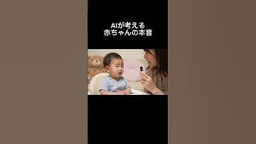 AIが考える赤ちゃんの本音 #shorts #ai赤ちゃん #aibaby #veo3 #ai動画 #インタビュー #毒舌 #辛辣 #おもしろ #コメディ #名言