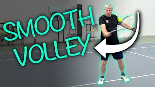 How to Hit a Smooth Backhand Volley (technique lesson)