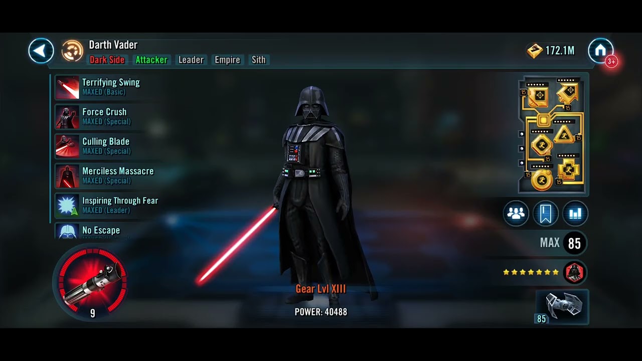 ROTE TB Darth Vader Solo Death Star 1/2 Waves