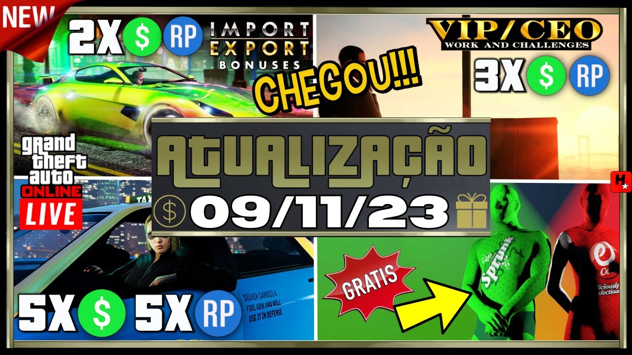 GTA Online Atualização 02/09/2022 DLC GTA 5 Online (Update) 