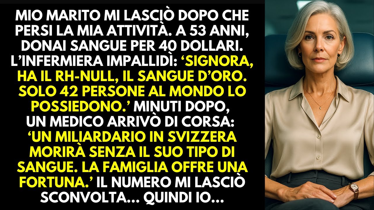 Sono andata in bancarotta e marito mi ha lasciata. Ho venduto il plasma per 40 €, valeva milioni.