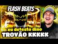 Ranger Preto (Dino Trovão) - O RANGER LENDÁRIO | Flash Beats | REACT