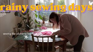 DON'T AVOID SEWING even when YOU'RE SAD 🪡 Cozy Sewing Vlog