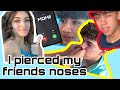 Piercing my friends noses without permission