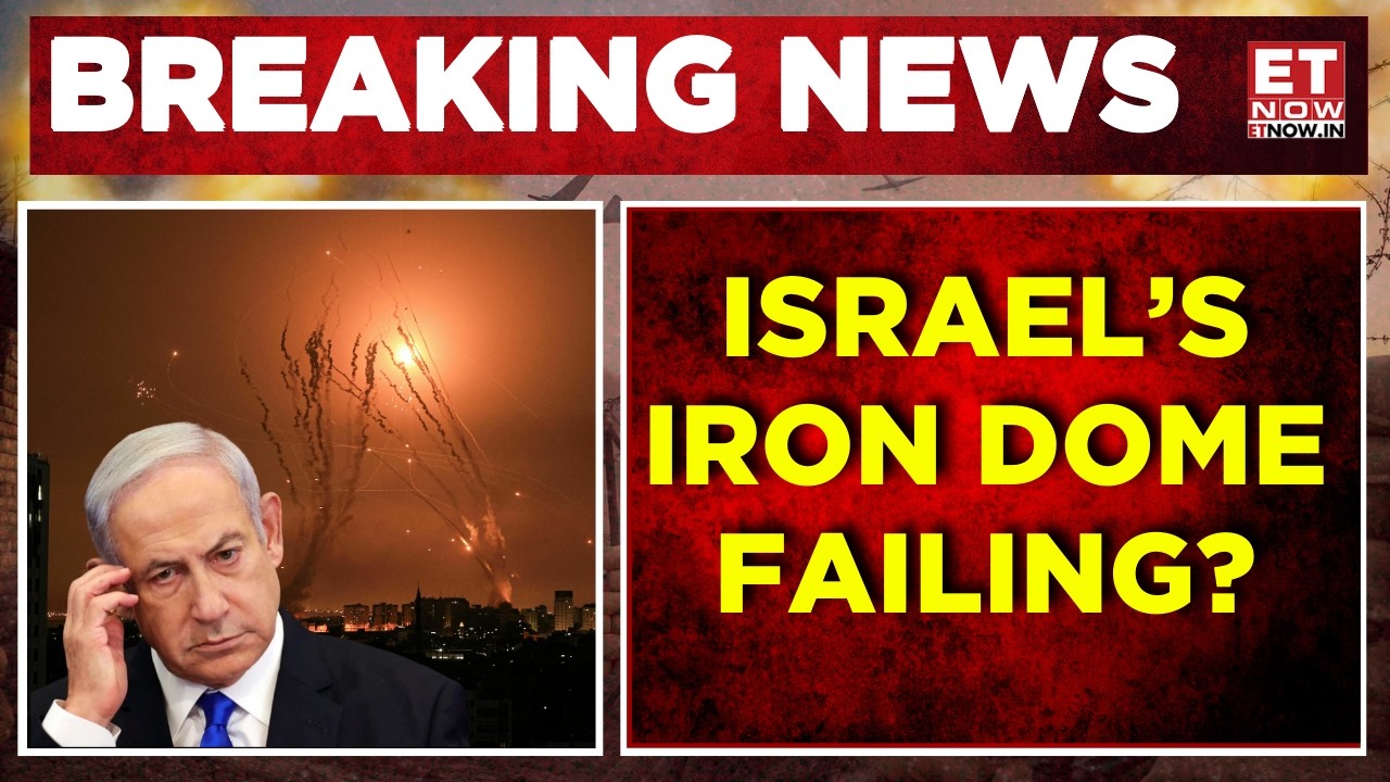 Defense Collapse? Viral Footage Shows Explosions Over Tel Aviv | ET Now | Latest News | Breaking