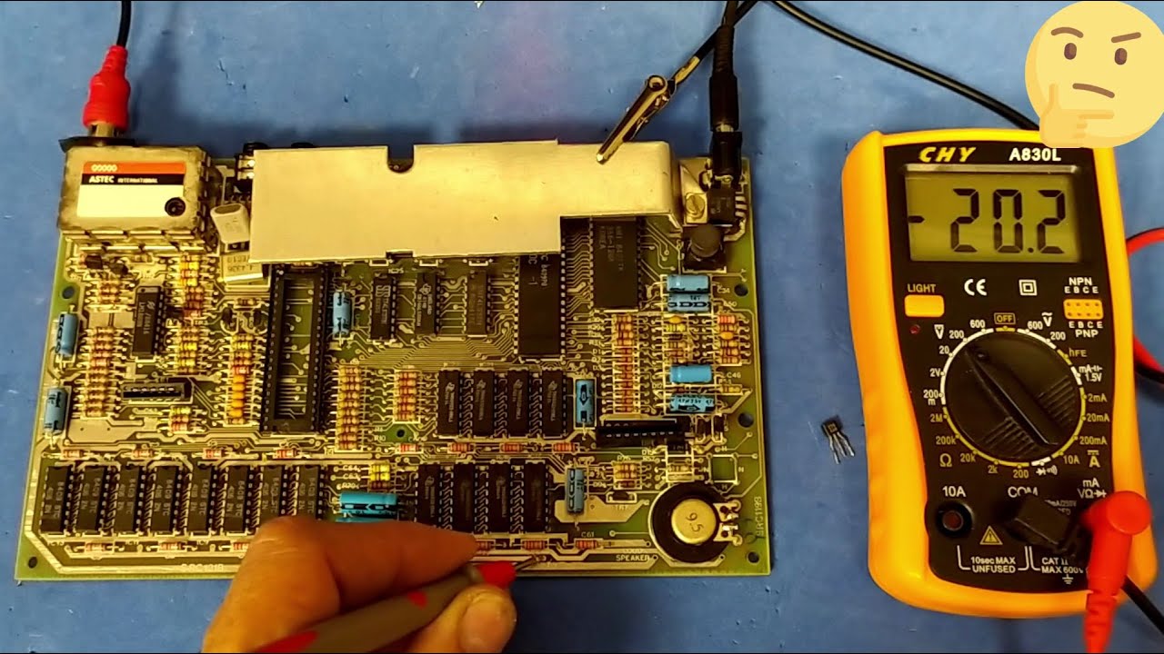El ZX Spectrum 48K que vino sin ULA y con -20v en la linea de -5v
