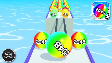 Ball Run 2048 - Gameplay Walkthrough Part 160 - Racing Game Levels To Play (iOS, Android)