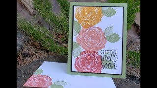 Quick and Easy card using Stampin' Up!'s Healing Hugs!