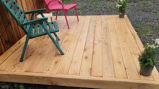 Cost Saving Small Deck Build - Easy Do It Yourself Information