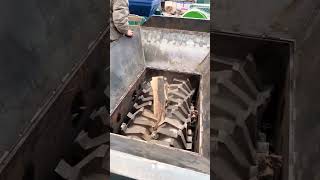 Shredders are used to crush materials, reduce their volume, and facilitate recycling and reuse.